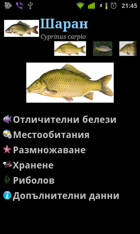 РибиБГ (FishBG) - Бърз справочник за рибите в България