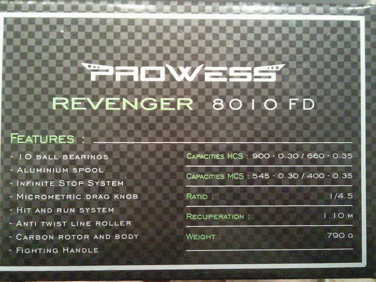 PROWESS REVENGER 8010FD