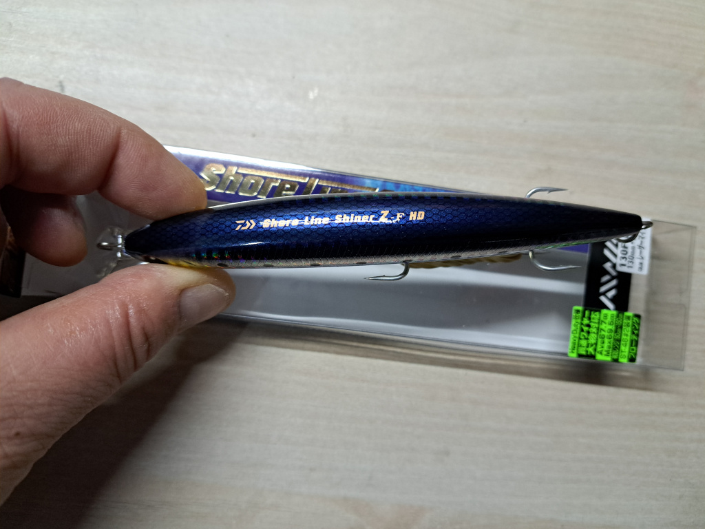 Lot de 4 impacts laser Daiwa Shore Line Shiner Z VERTICE R 125F