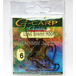 G - Carp LONG SHANK HOOK