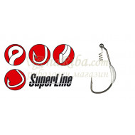 Worm Weighted  Super Line Spring Lock Hooks