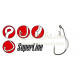 Worm Weighted  Super Line Spring Lock Hooks