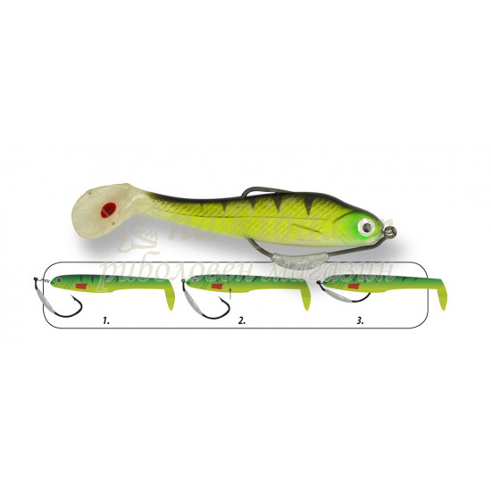Worm Weighted  Super Line Spring Lock Hooks