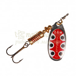 блесна Effzett Standard Spinner Silver Black Dot